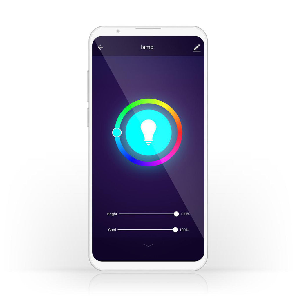 Nedis wifilc11wte14 Wi-Fi-Smart-LED-Lampe in Vollfarbe und warmweiß E14