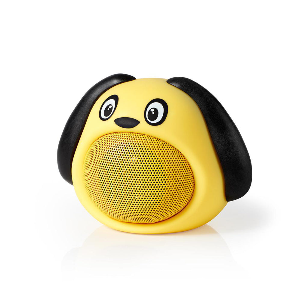 Nedis SPBT4110YW Animatics Bluetooth-Lautsprecher 3 Stunden Spielzeit Freisprechen mit staubigem Hund