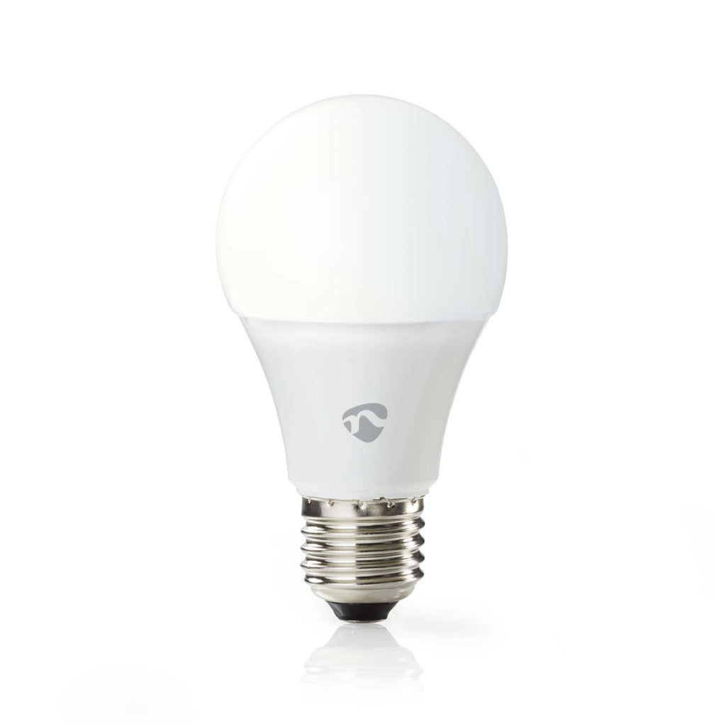 Nedis Wi-Fi LW12WTE27 SmartLife LED-Glühbirne Wi-Fi E27 800 lm 9 W Warmweiß 2700 K Energieklasse: A+ Android Trade; iOS-Durchmesser: 60 mm A60
