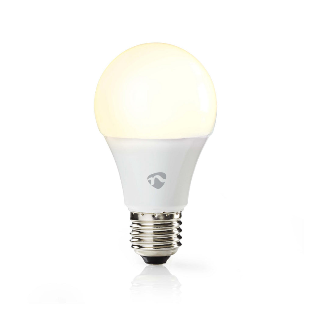 Nedis Wi-Fi LW12WTE27 SmartLife LED-Glühbirne Wi-Fi E27 800 lm 9 W Warmweiß 2700 K Energieklasse: A+ Android Trade; iOS-Durchmesser: 60 mm A60