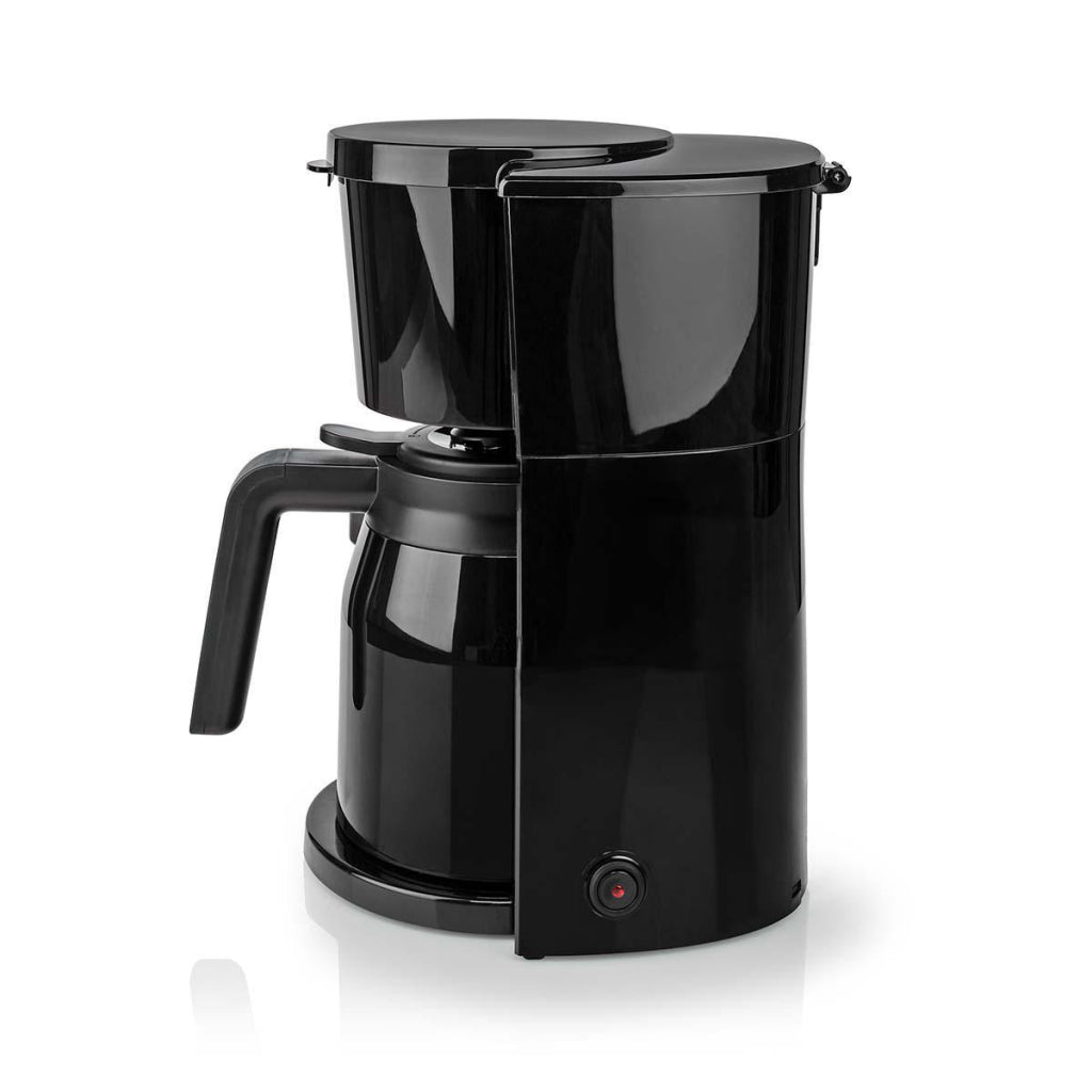 Nedis kacm250ebk Kaffeemaschine, maximale Kapazität: 1,0 l, 8 Warmhaltefunktion, Schwarz