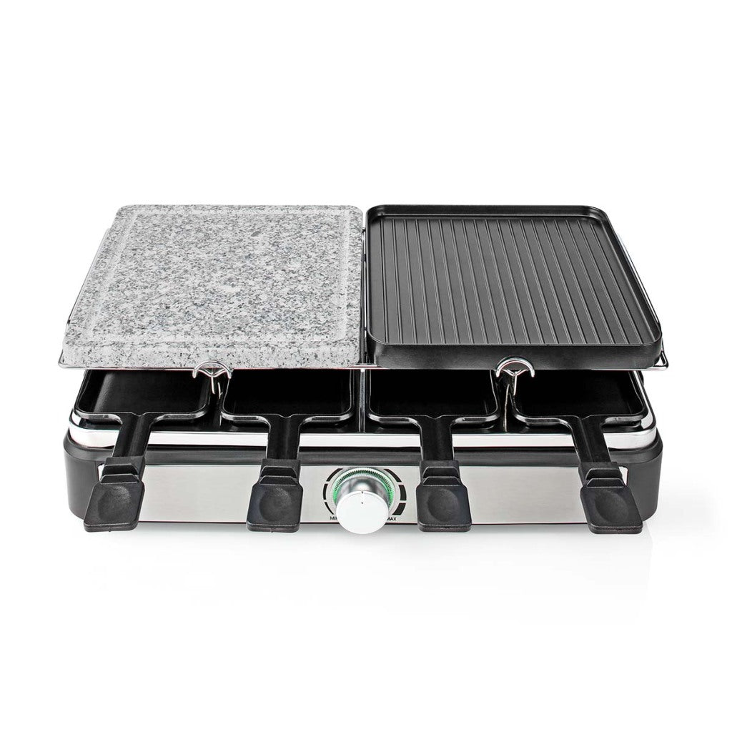 Nedis fcra300fbk8 Raclette-Steingrill für 8 Personen