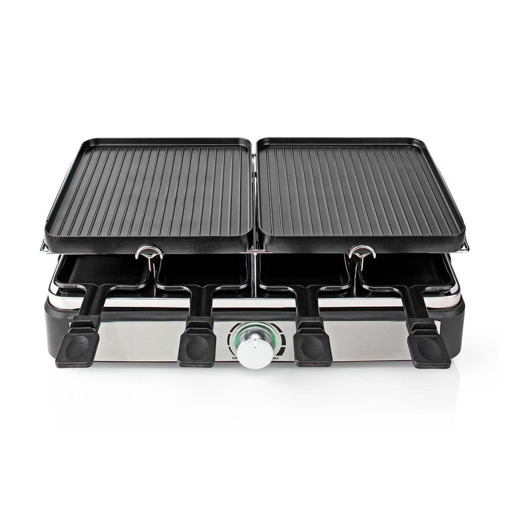 Nedis fcra300fbk8 Raclette-Steingrill für 8 Personen