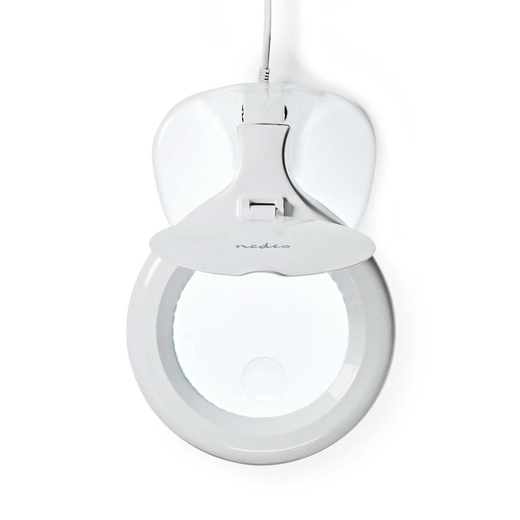 Nedis MAGL1WT Tischlupenlampe Linsenstärke: 3 12 Dioptrien 6500 K 6,5 W 585 Lm Weiß