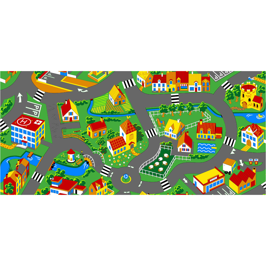Basic Spielteppich City 140x200cm