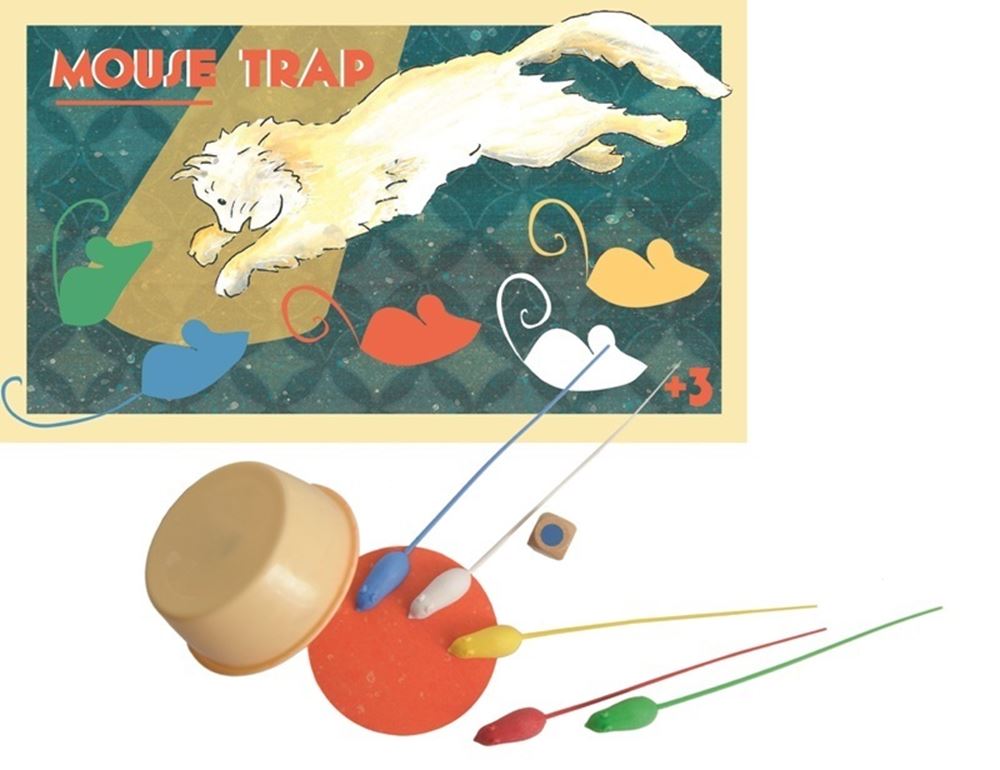 Egmont-Spiel-Mausefalle. 19x11x5 cm. 3+