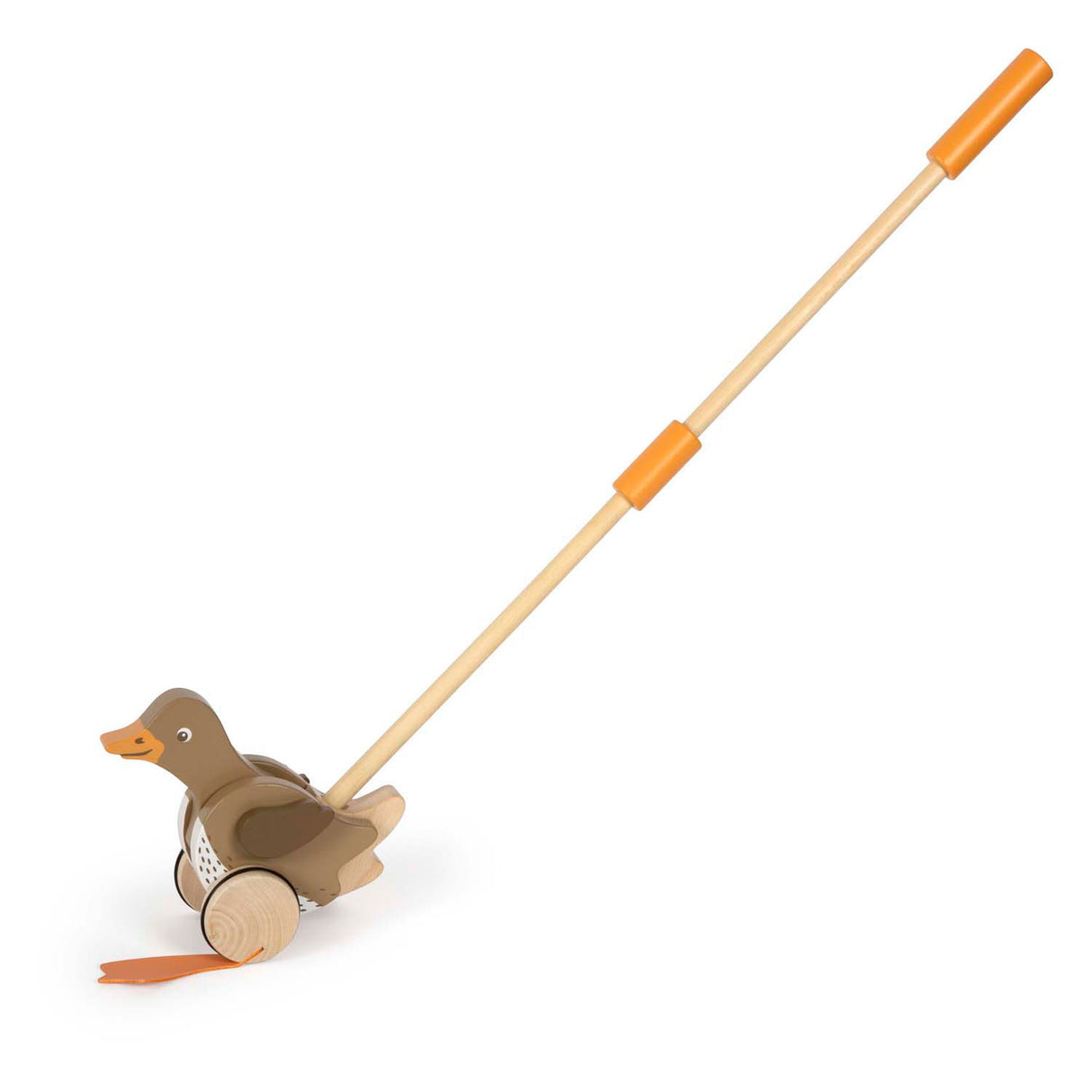 Small Foot - Schiebefigur Ente aus Holz mit beweglichem Kopf