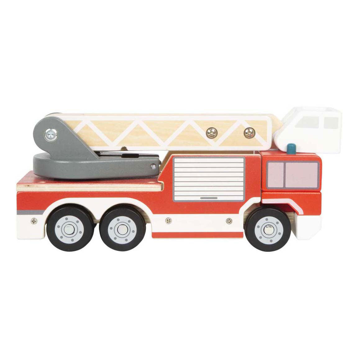 Small Foot - Feuerwehrauto aus Holz mit Drehleiter