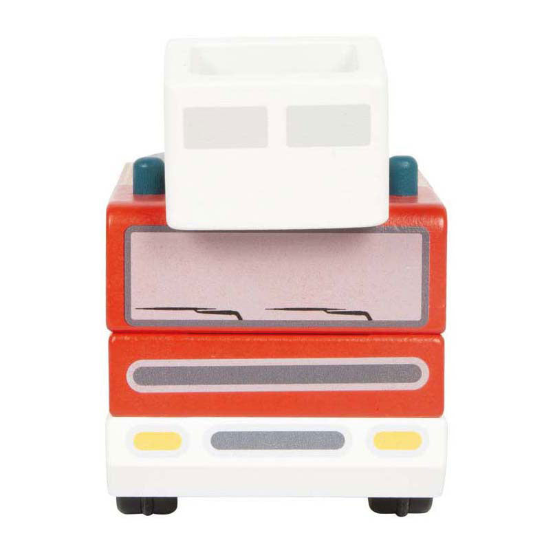 Small Foot - Feuerwehrauto aus Holz mit Drehleiter