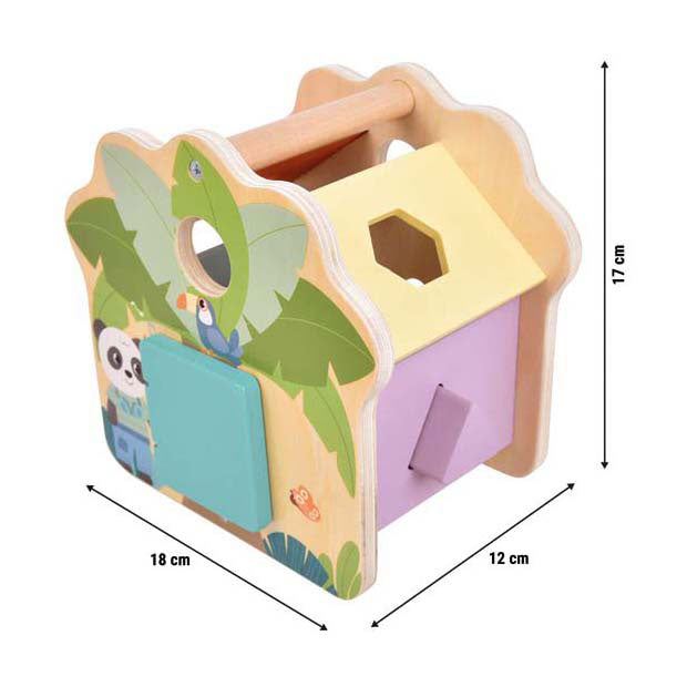 Small Foot - Formensortierer aus Holz Jungle Friends FSC