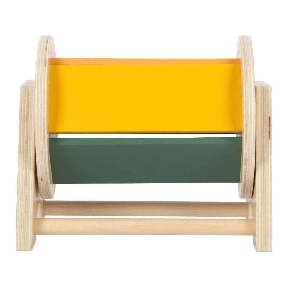 Kleiner Fuß - Montessori-Drehtrommel aus Holz fsc