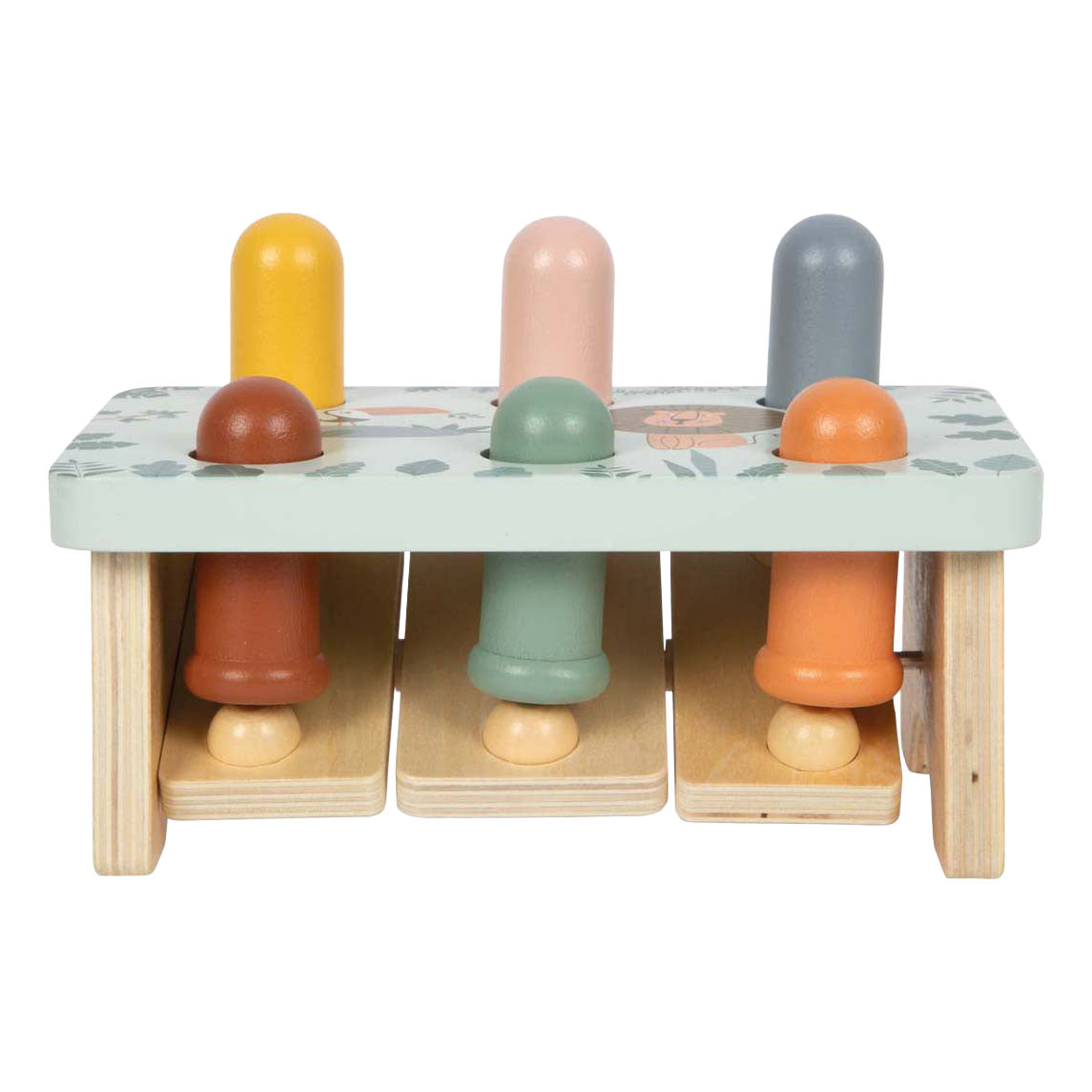 Small Foot - Holzhammerbank-Spiel Safari FSC