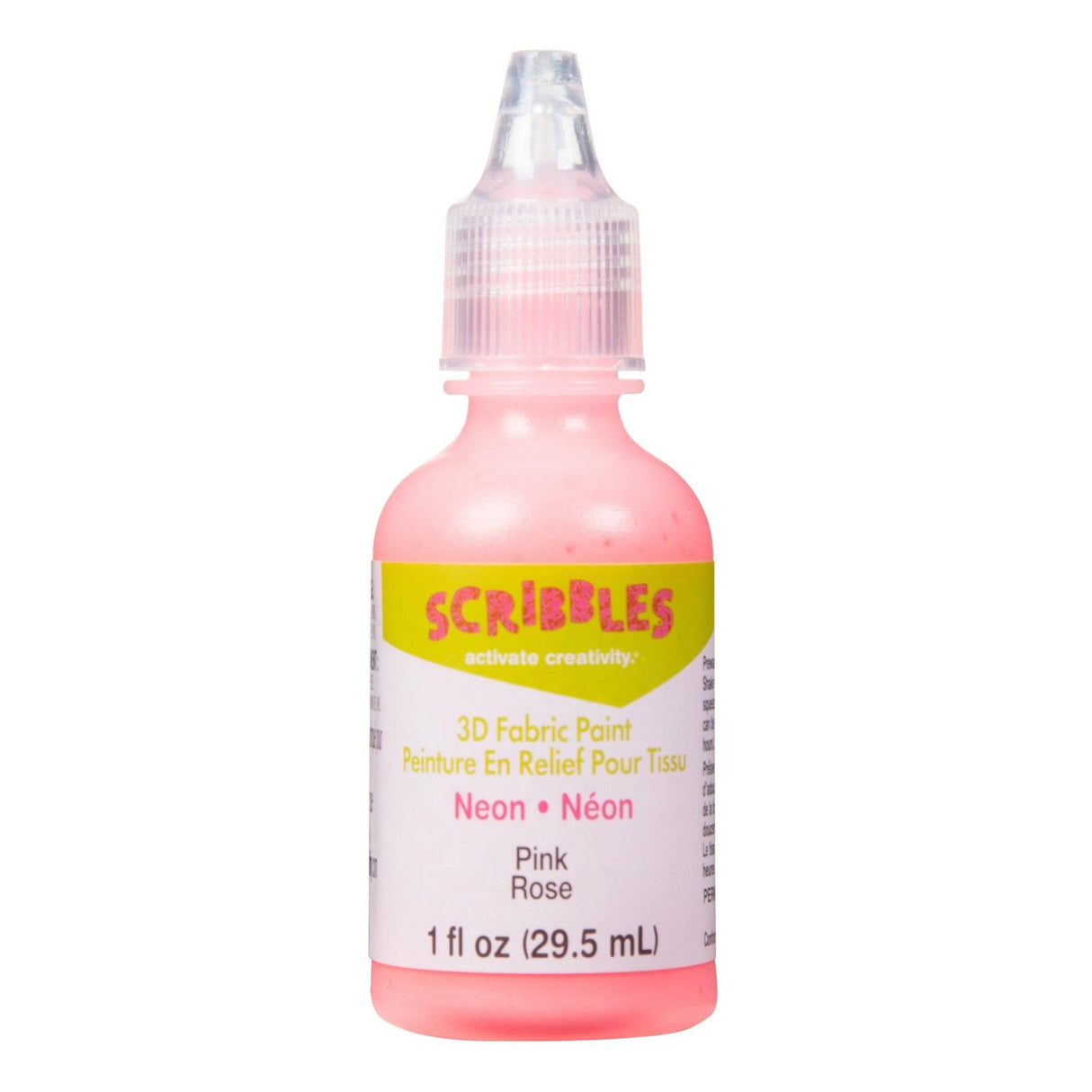 Scribbles • 3D-Textilfarbe Neon 29,5 ml Pink