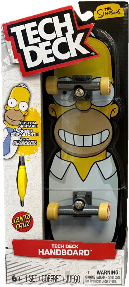 Tech-Deck, das Simpsons-Handboard, authentische Mini-Skateboards (nur für den Handgebrauch)