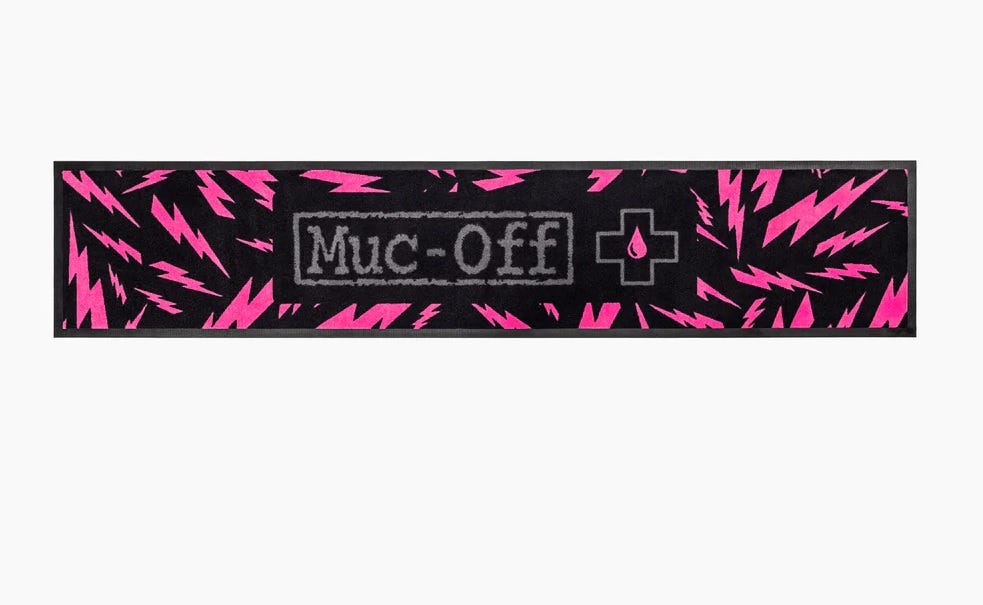 Muc-off Bodenmatte saugfähige Fahrradmatte (200x40cm)