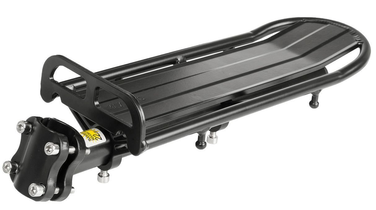 Msg Sattelstützen-Gepäckträger 10kg. mattschwarz