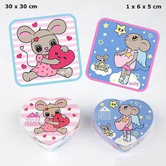Van der Doelen House of Mouse magisches Handtuch, legen Sie es ins Wasser und es entsteht ein Handtuch von 30 x 30 cm