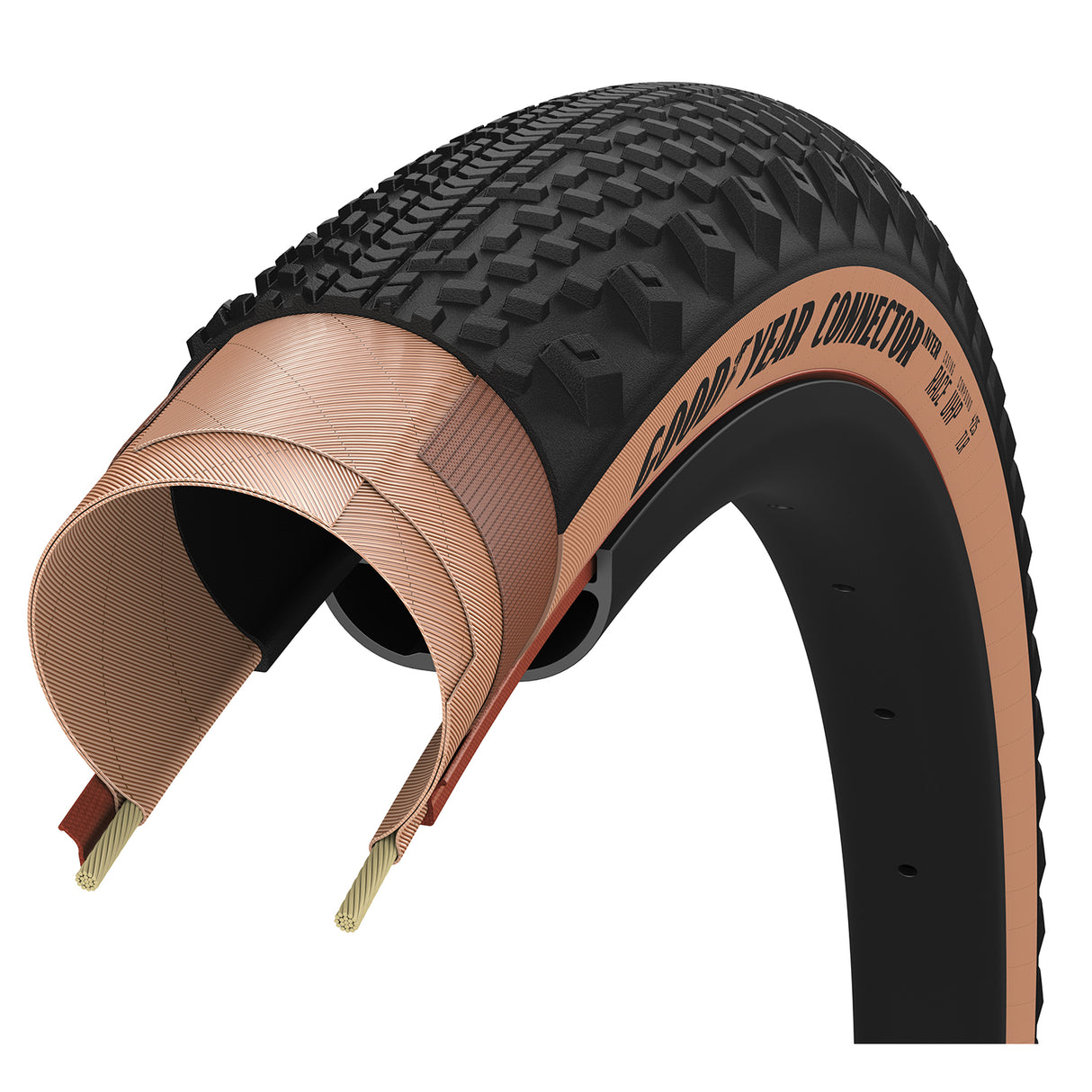 Goodyear - Verbindungsstück zwischen Rennen TLR 700x45c transparent