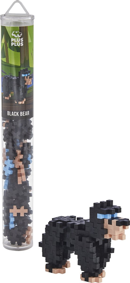Plus-Plus Röhrenbär 100-teiliger Baukasten – 4271 – Konstruktionsspielzeug – Konstruktionsspielzeug – Set mit Bausteinen – ab 5 Jahren
