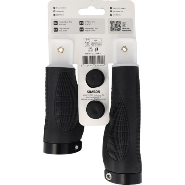Simson handvatten easy grip lang kort m schroefjes