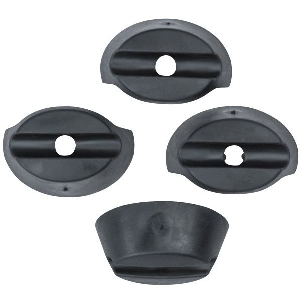Basilikum Buddy Gummi -Ringe - 4 - schwarz
