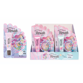 Casuelle Meerjungfrauen-Lipgloss mit Armband, sortiert | 18 Stück