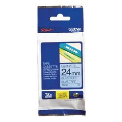 Labeltape brother tze551 24mmx8m zwart, blauw