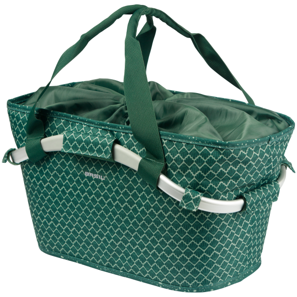 Basil Fahrradkorb Flair Carry All Heckkorb mit Zielbefestigung 38 x 21 x 27 cm – Grün