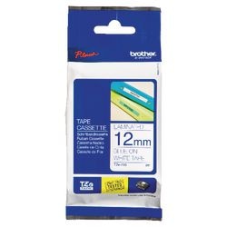 Etikettenband Brother tze233 12mmx8m blau weiß