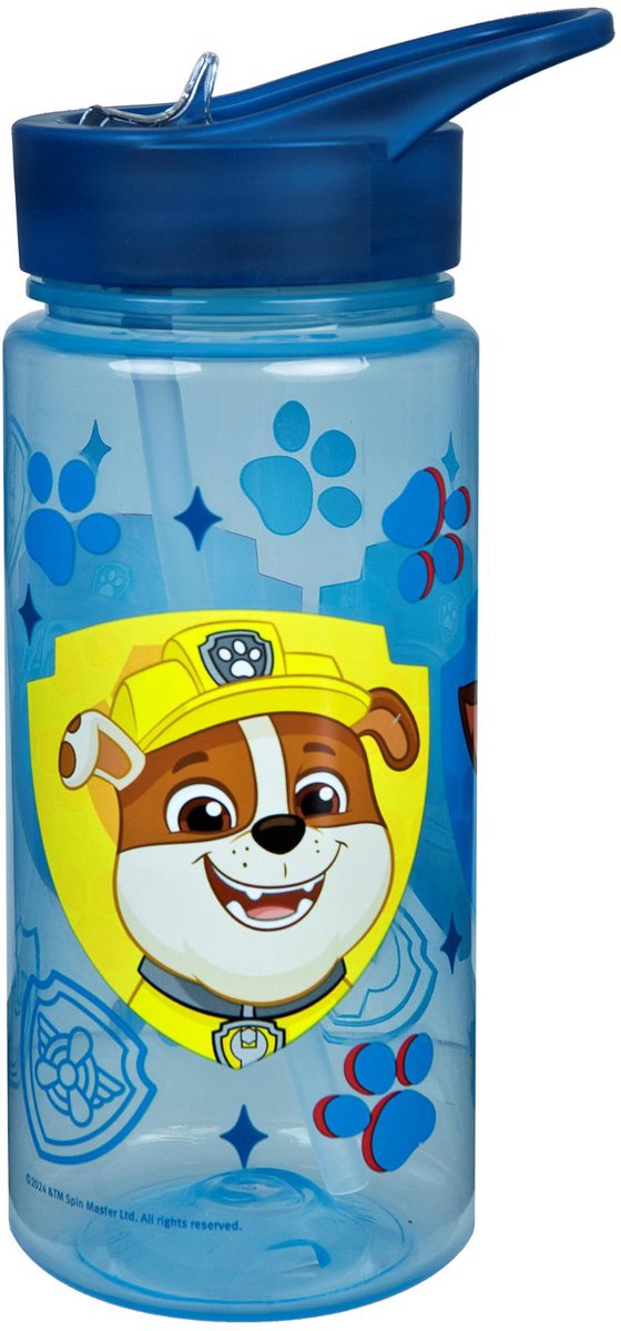 Undercover Paw Patrol Trinkflasche 500 ml blau transparent