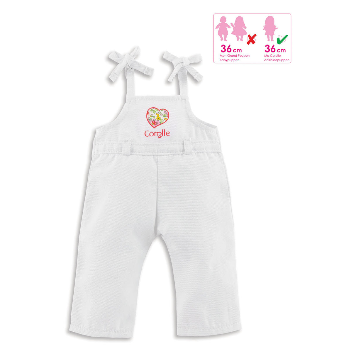 Corolle ma - Puppenoverall weiß