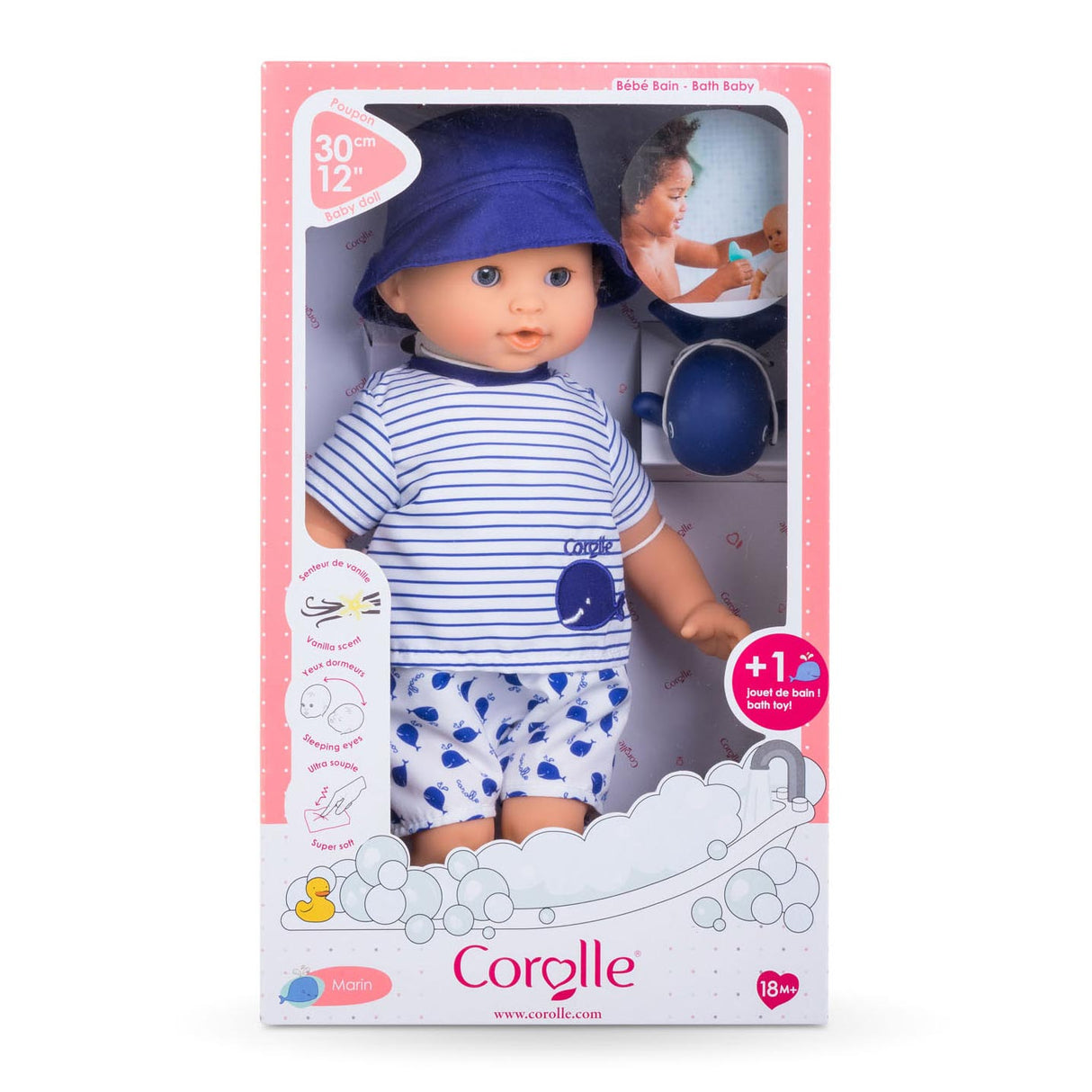 Corolle Mon Premier Poupon Badepuppe – Marin, 30 cm