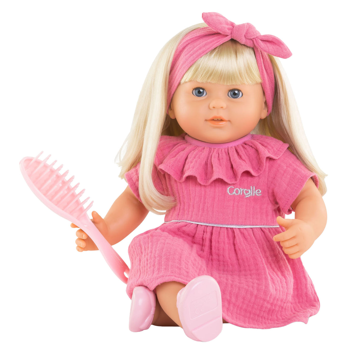 Corolle Mon Grand Poupon Babypuppe mit langen Haaren – Jade, 36 cm