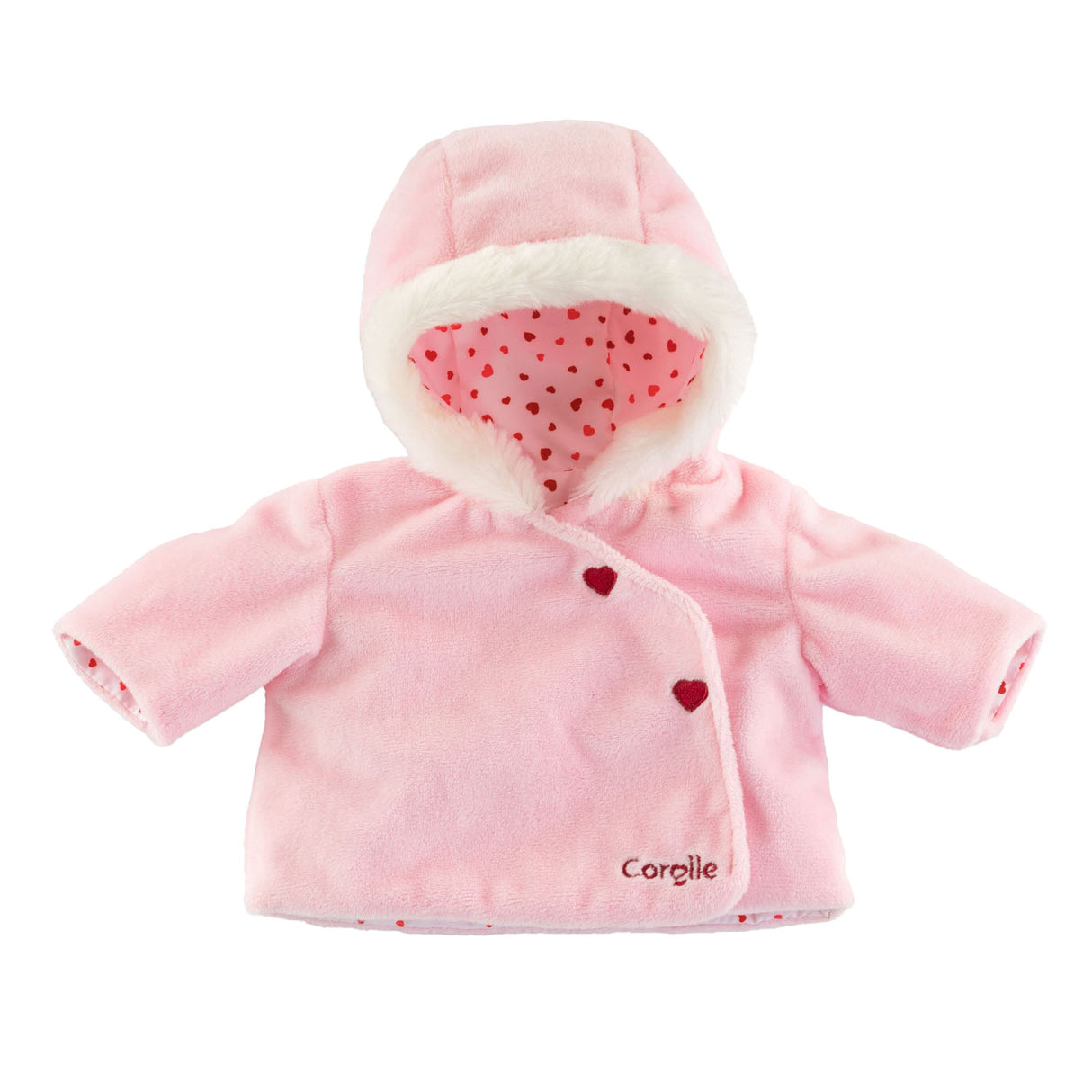 Corolle Mon Premier Poupon-Jacke Herzen rosa, 30 cm
