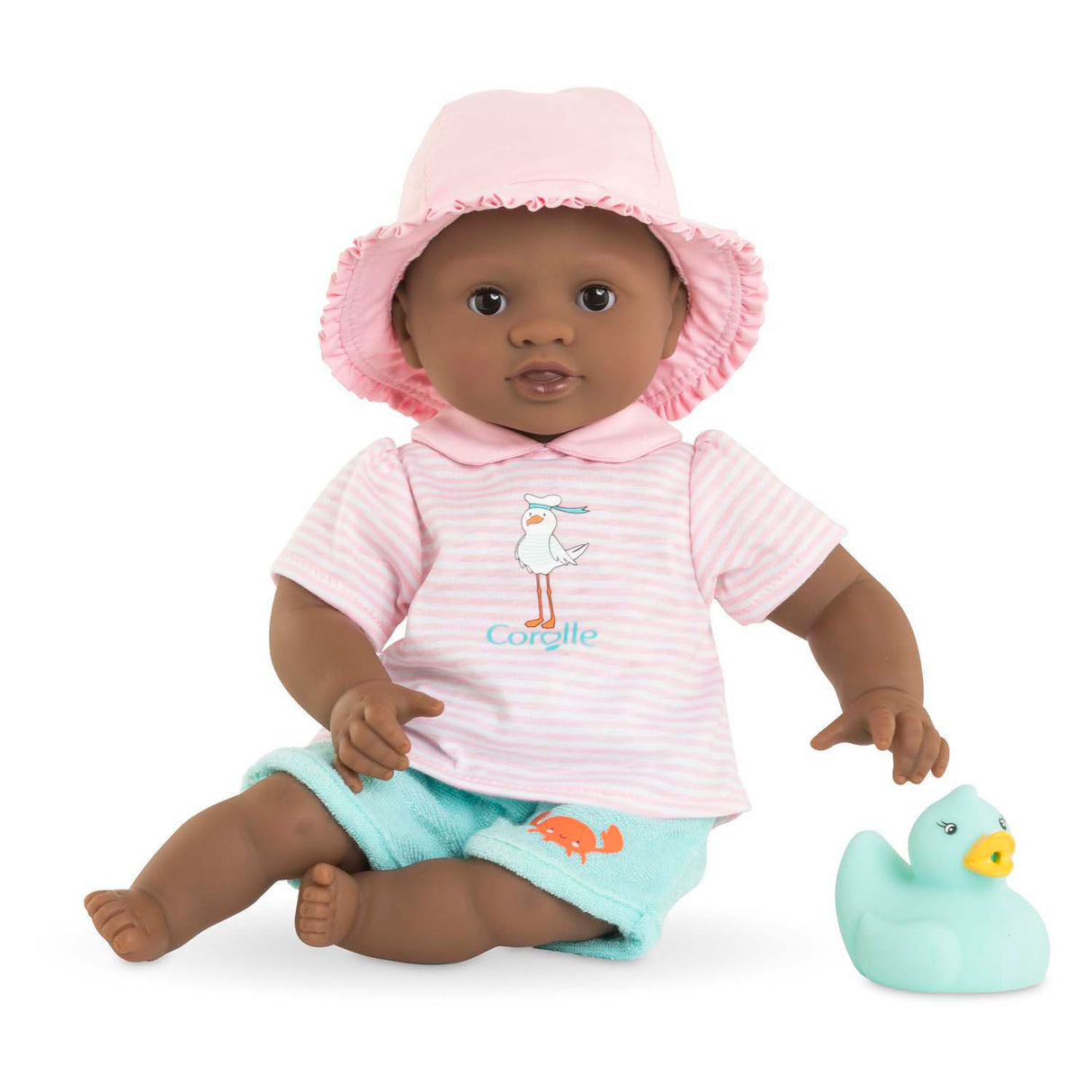 Corolle Badepuppe Alyzee – Babypuppe 30 cm, wasserabweisend, mehrfarbig.