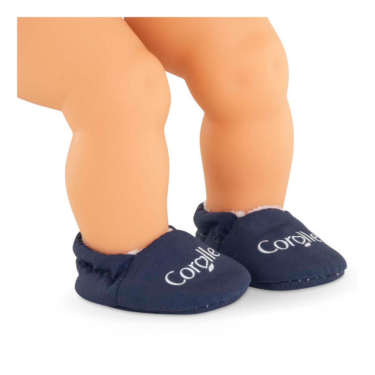 Corolle marineblaue Hausschuhe für Babypuppe 30 cm