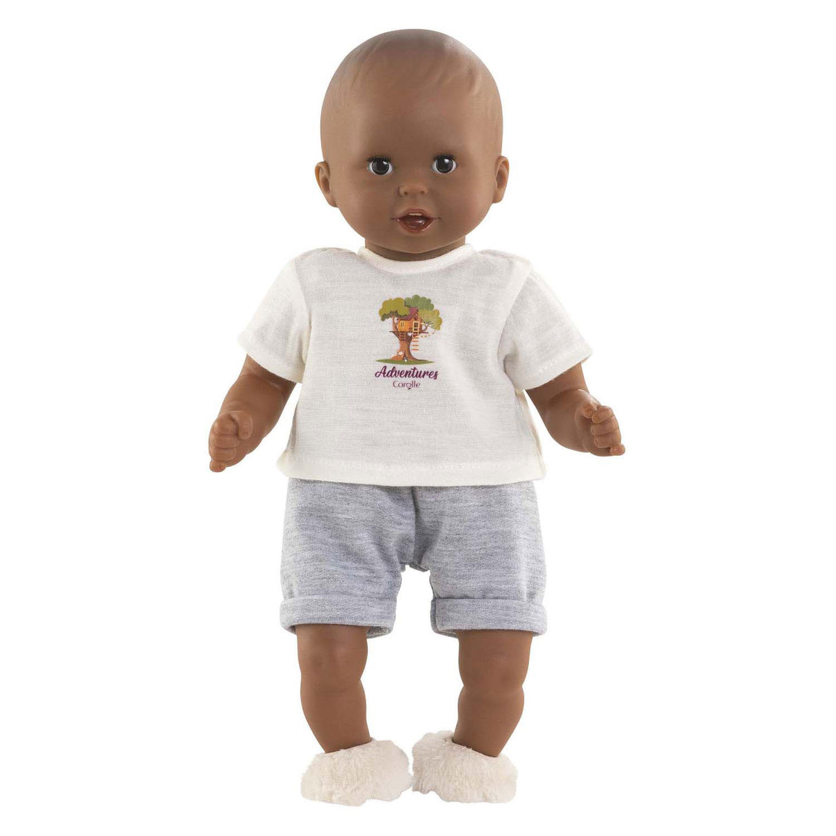 Corolle poppenoutfit t-shirt en korte broek kleine ontdekker 30cm.