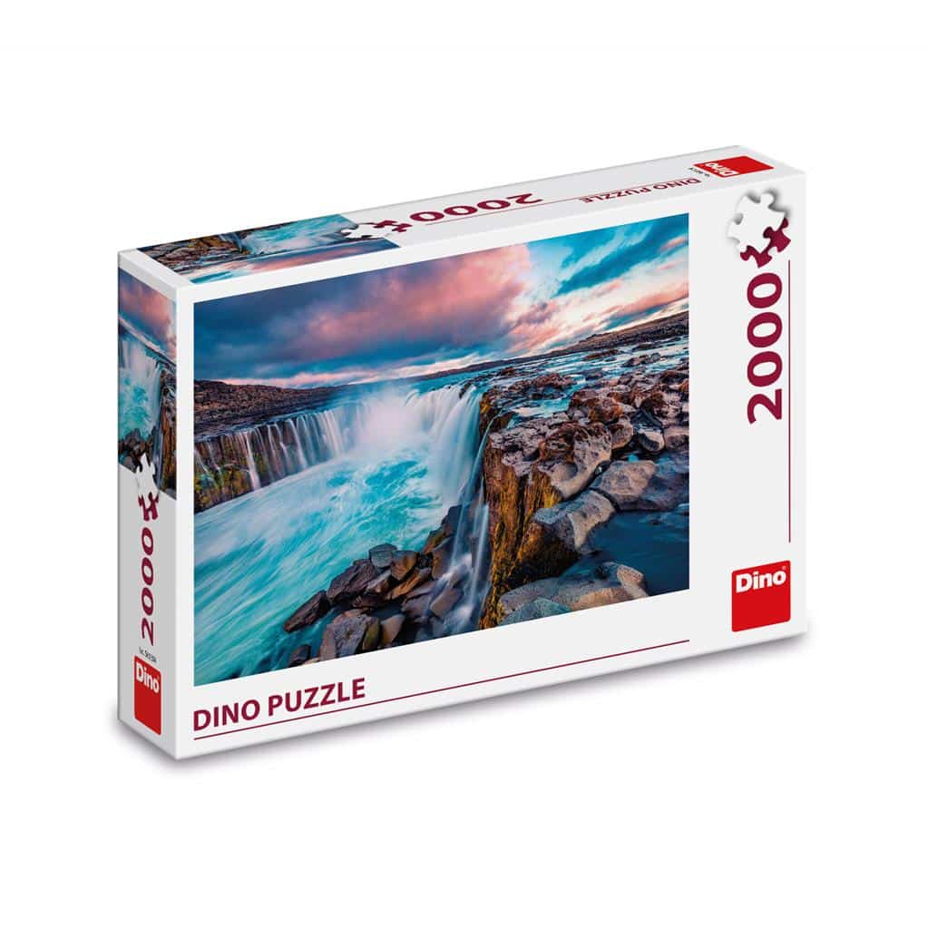 Dinotoys Dino-Puzzle eines isländischen Wasserfalls – 2000 Teile