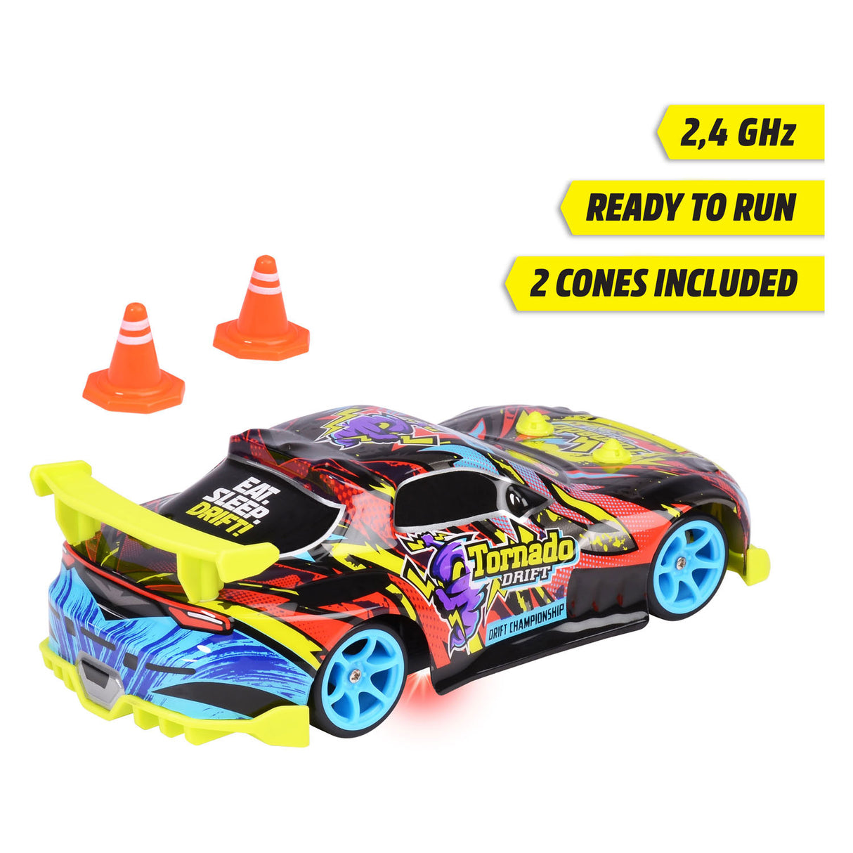 Dickie RC Steerable Auto Tornado Drift RTR