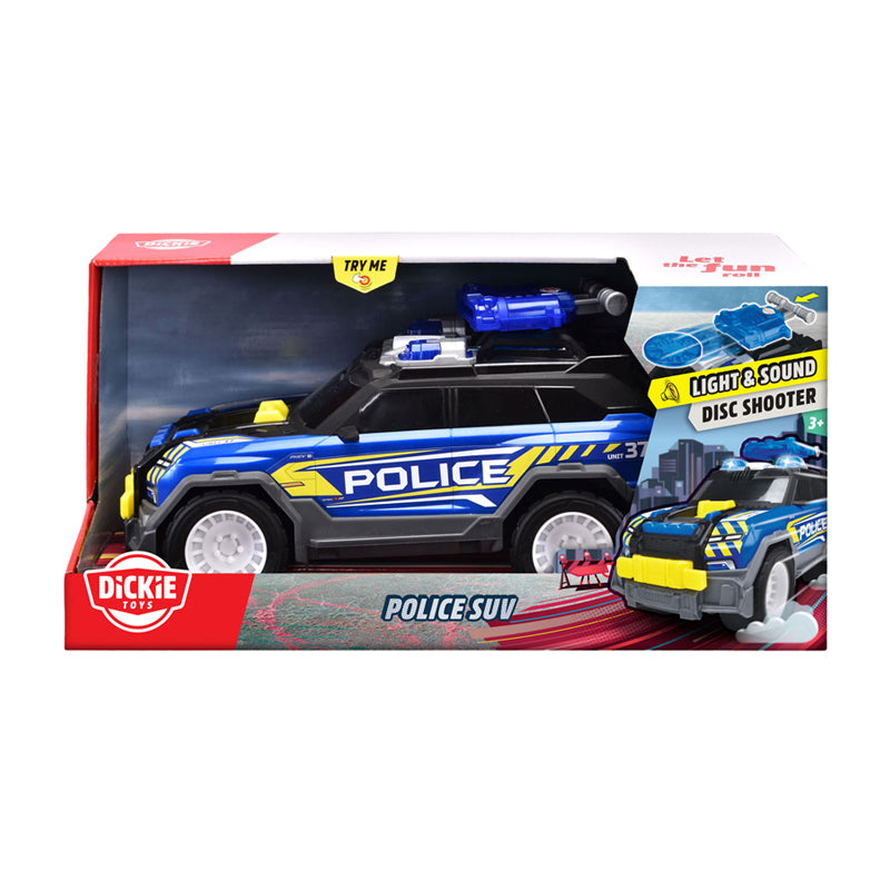Dickie Toys - Polizei-SUV - Polizeiauto - Drohne - Licht und Ton - ab 3 Jahren
