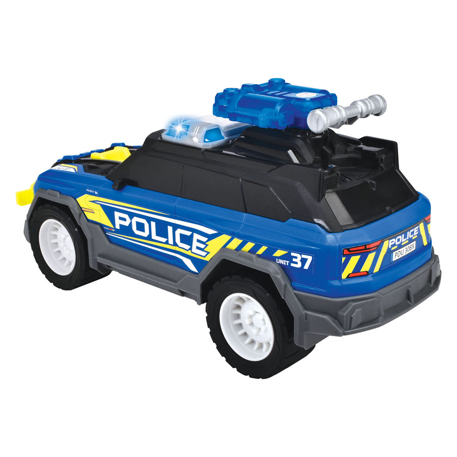 Dickie Toys - Polizei-SUV - Polizeiauto - Drohne - Licht und Ton - ab 3 Jahren