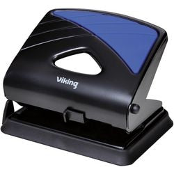2-gaats perforator viking 30 vel zwart blauw