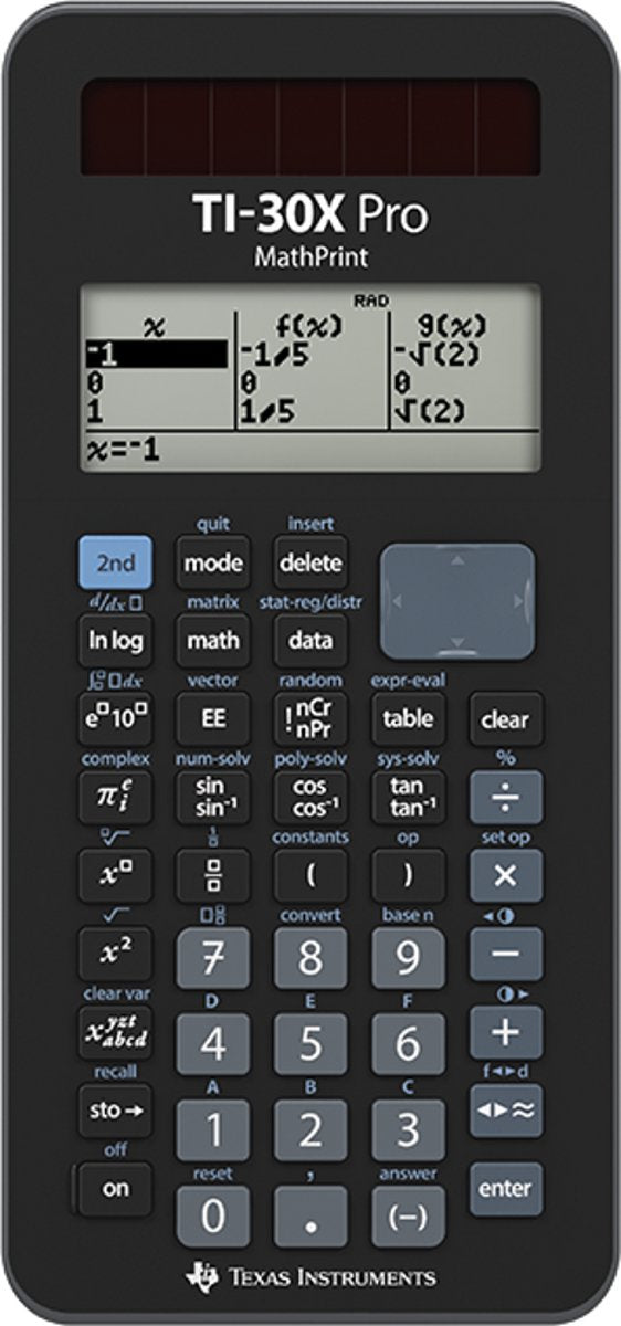 Texas Instruments ti-30x pro mathprint cas wissenschaftlicher Taschenrechner