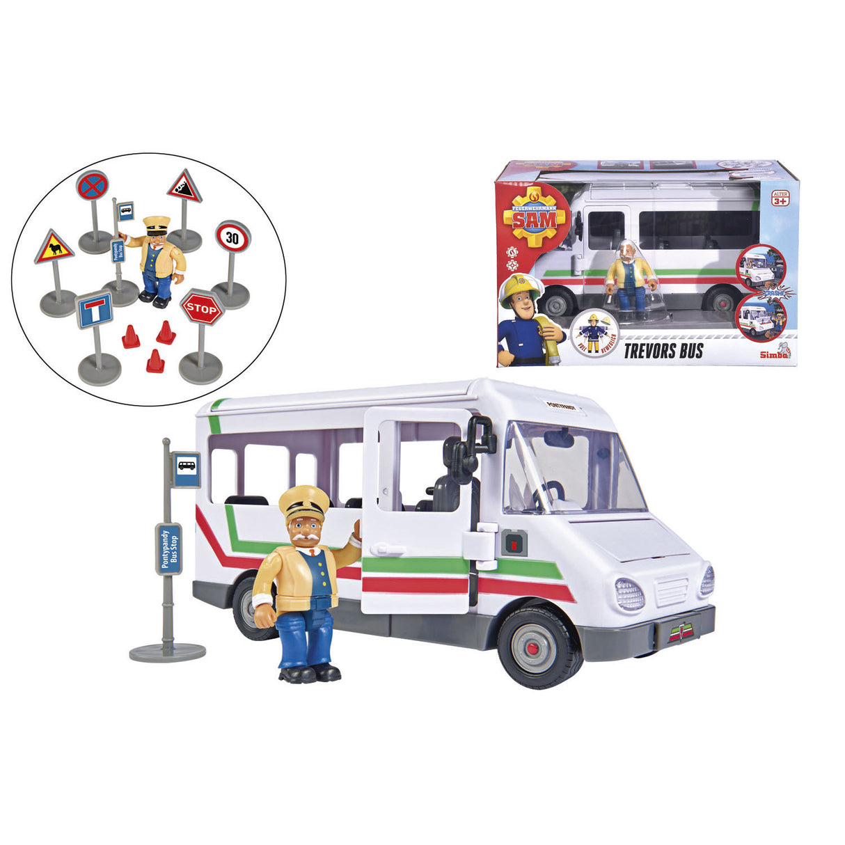 Simba-Feuerwehrmann Sam Trevors Bus