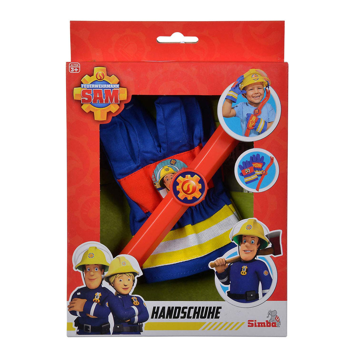 Simba -Feuerwehrmann Sam Handschuhe und Brechstange