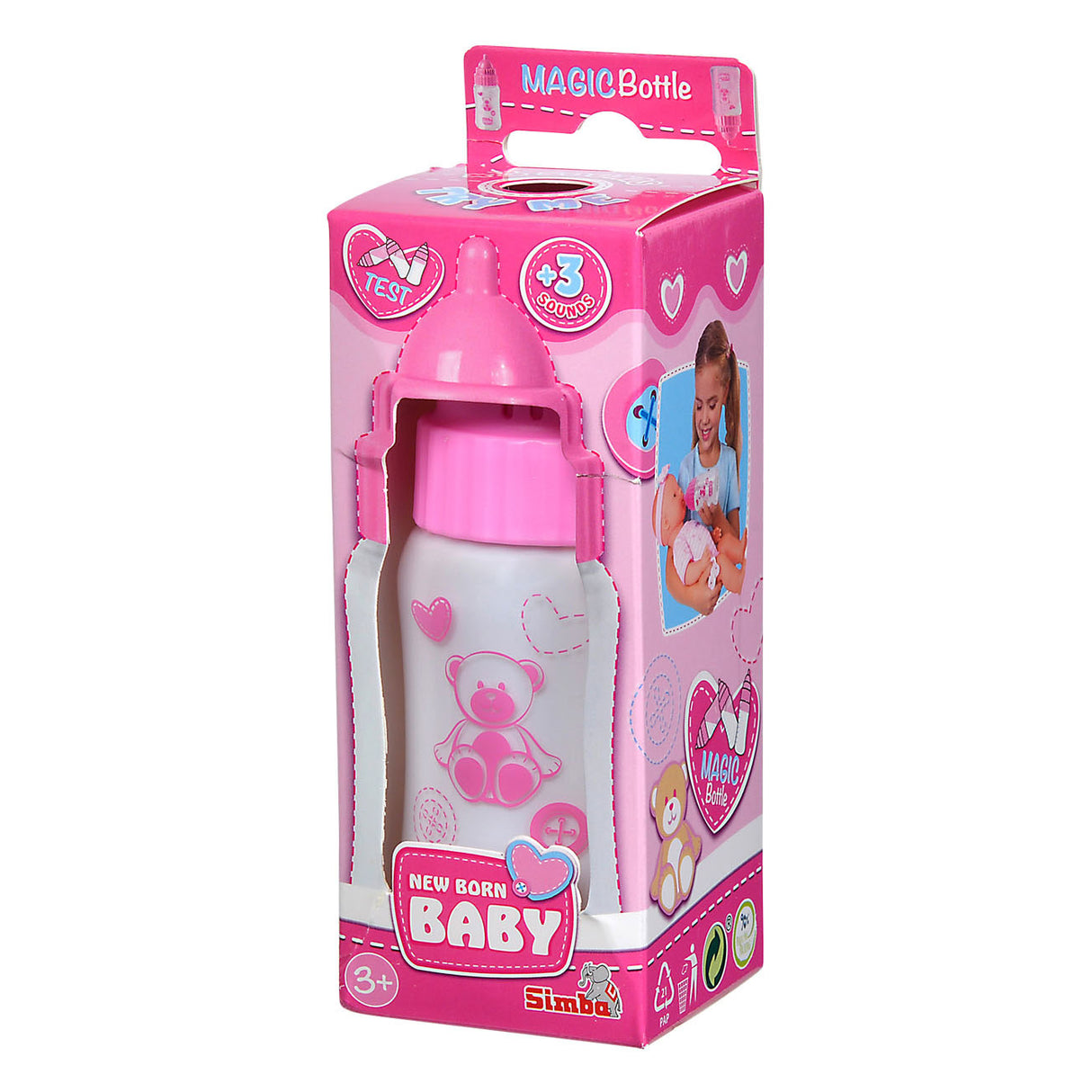 Neugeborenes Baby magische Trinkflasche