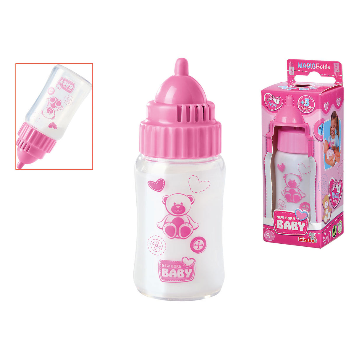 Neugeborenes Baby magische Trinkflasche