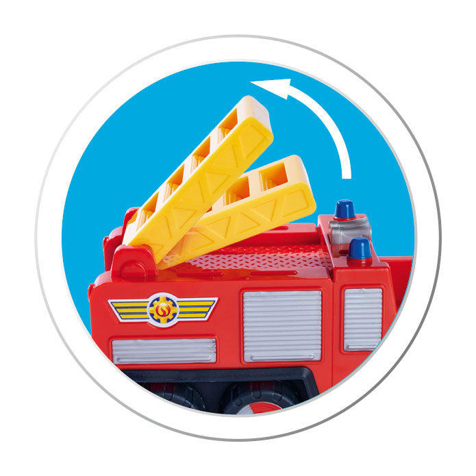 Simba -Feuerwehrmann Sam Jupiter Feuerwehrmann mit Sam Figur