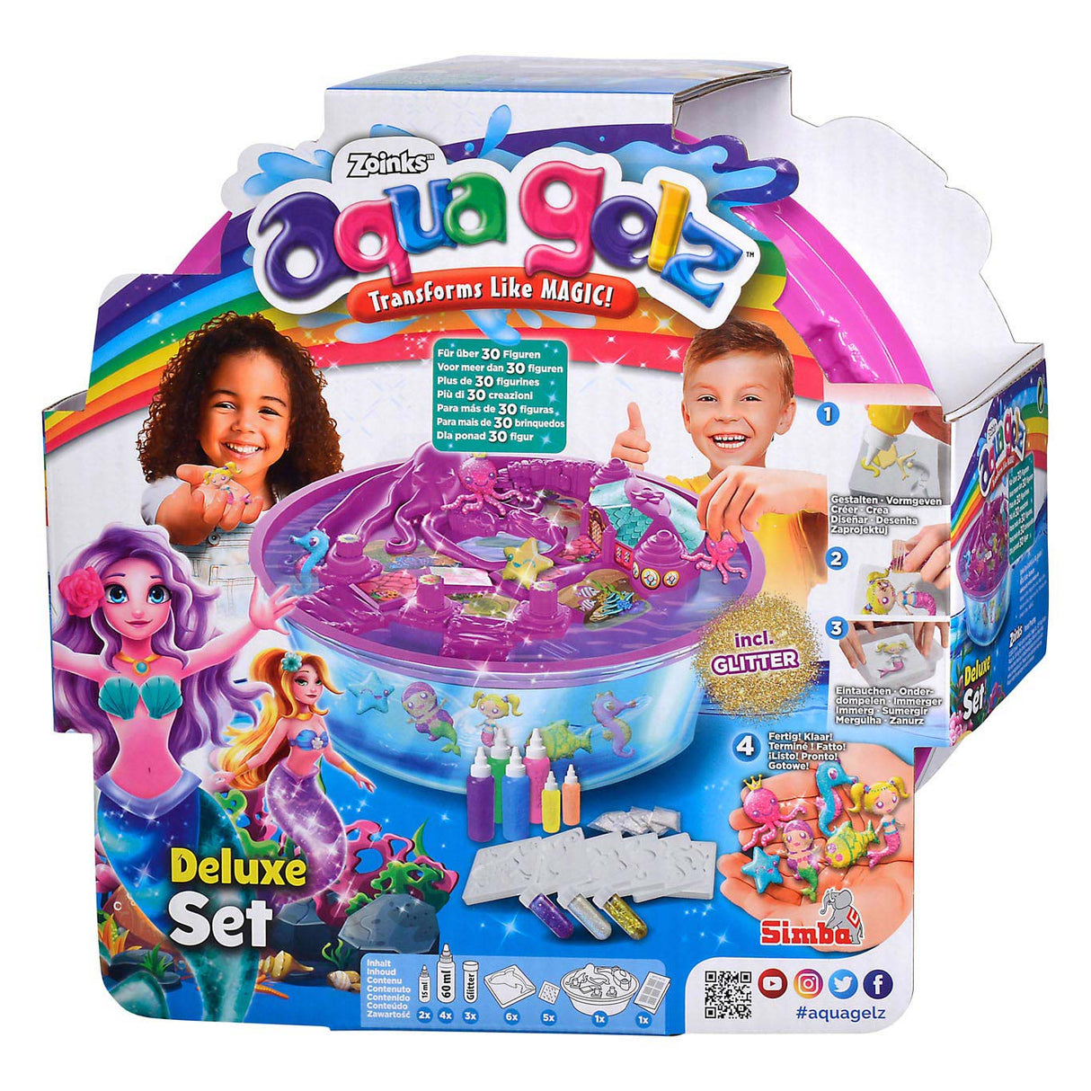 Aqua Gelz Deluxe Meerjungfrau Set