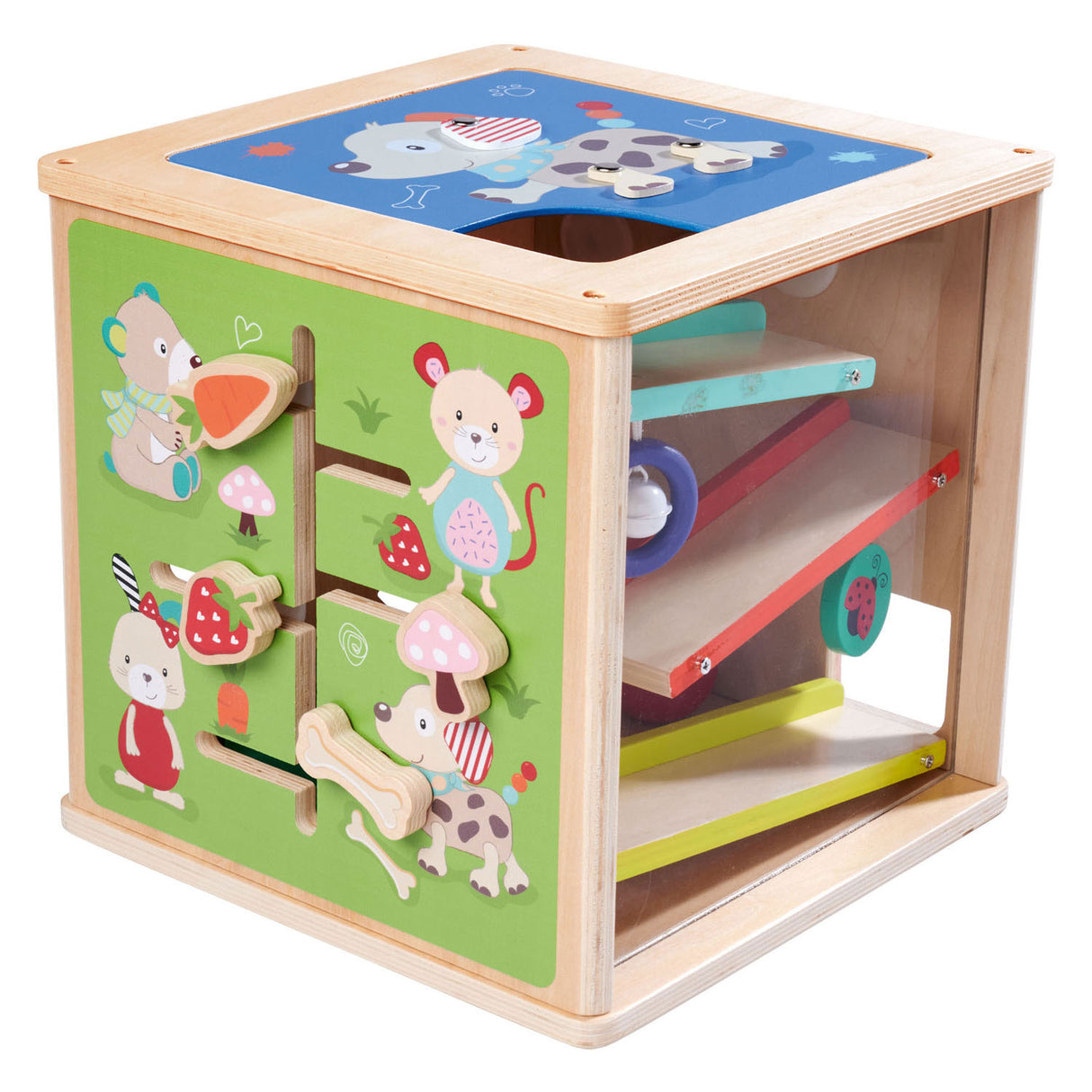 Simba Eihorn Holz-Aktivitätsbox mit Formen